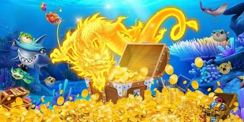 Trò bắn cá 3D Rồng Vàng